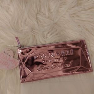 💝NWT TOO FACED DAMN GIRL COSMETIC BAG